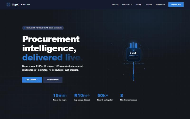 SupX procurement intelligence